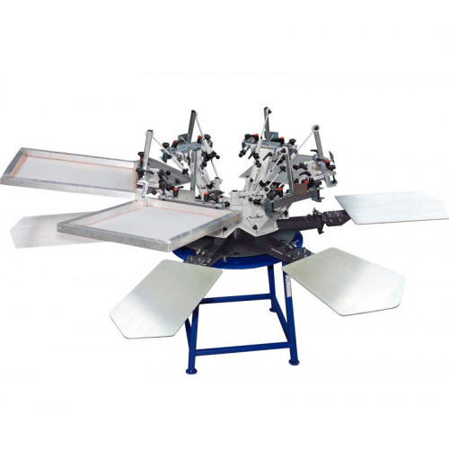 РУЧНОЙ СТАНОК КАРУСЕЛЬНОГО ТИПА SCHULZE TEXIPRINT KN 4/4