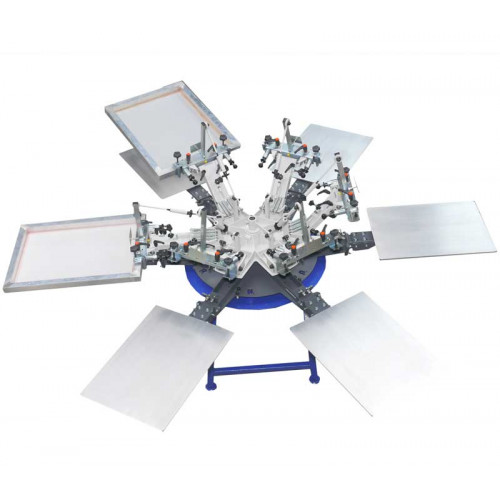 РУЧНОЙ СТАНОК КАРУСЕЛЬНОГО ТИПА SCHULZE TEXIPRINT KN 8/8